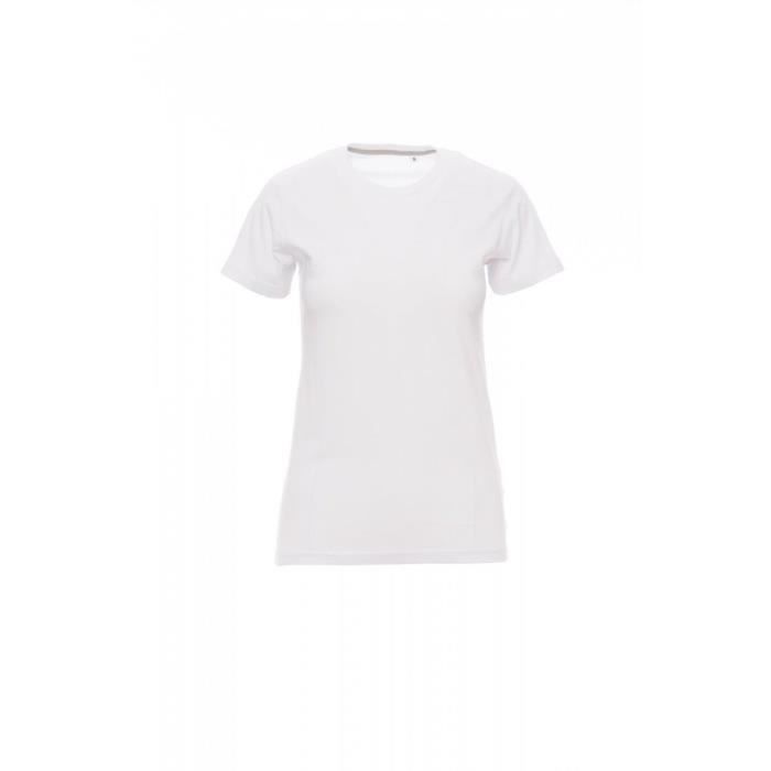 T-shirt femme Payper Free - Blanc - Regular - Manches courtes - 100% coton