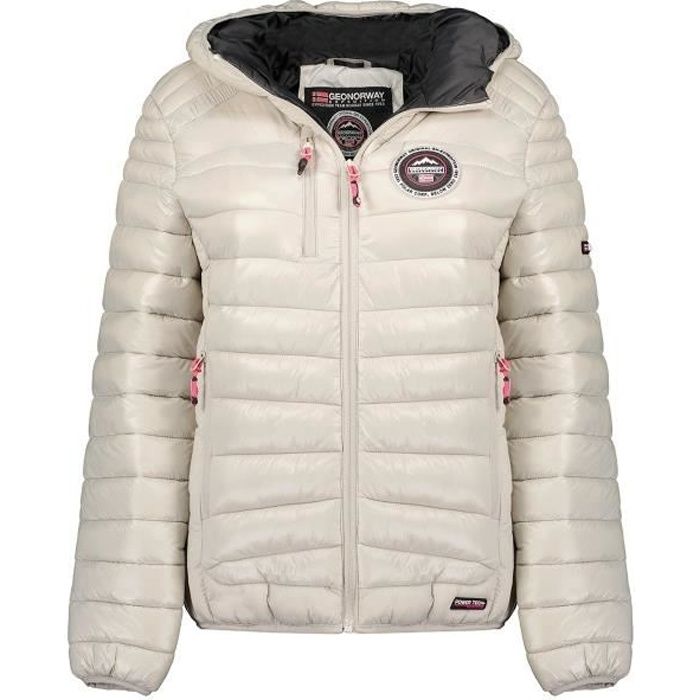 Doudoune Femme Geographical Norway Bambway EO068 Gris Clair Grey - Cdiscount Pr??t-?�-Porter