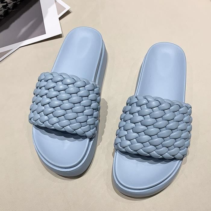 VYJLOO Claquettes Femme Renard Pantoufles De Bain Antidérapantes