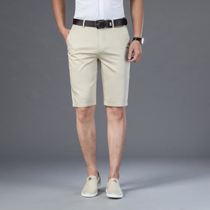 Short Short de Golf pour homme 6 couleurs kaki gris