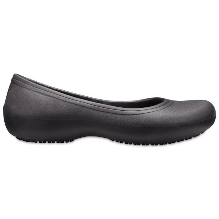 Sabots femme Crocs Crocs At Work Flat black 39 40 Black