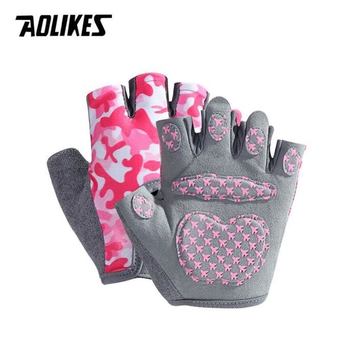 Gants de cyclisme pour enfants - Red-S[A9523] - doigts complets - sport
