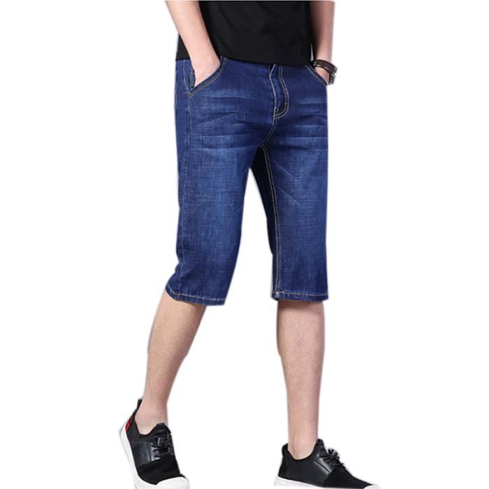 Short homme jean extensible outlet