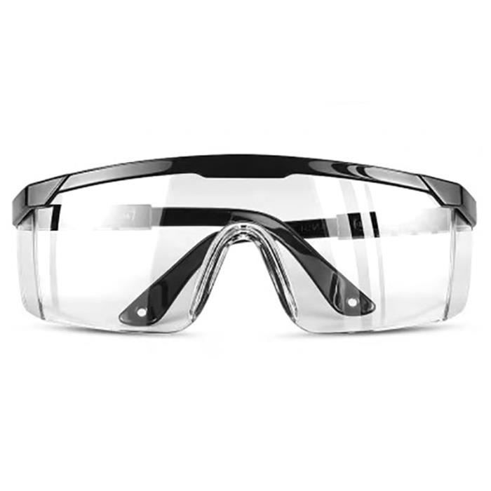 2 Lunettes De Protection Pliables - Anti-UV Et Anti-rayures - Pour Bricolage, Labo Et Travail