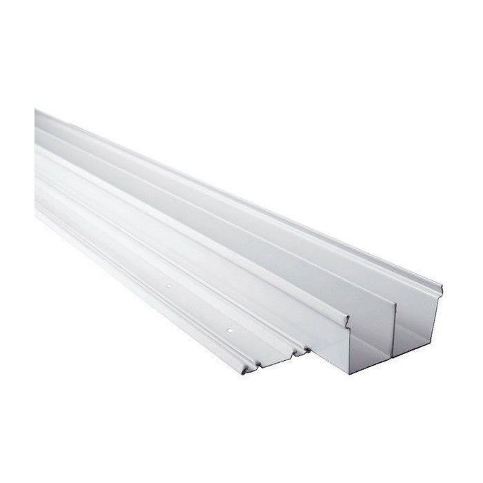 Optimum Paire De Rails En Acier Laque Blanc L 120 Cm Achat