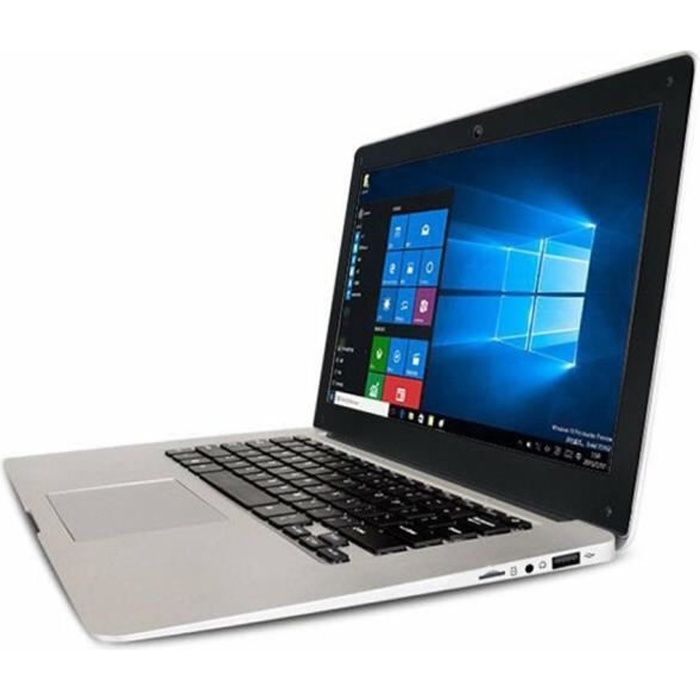  PC Portable 15,6 pouces 4G+64G Quad-Core Ultra-Thin Office Internet Laptop faible consommation d'énergie Argent pas cher