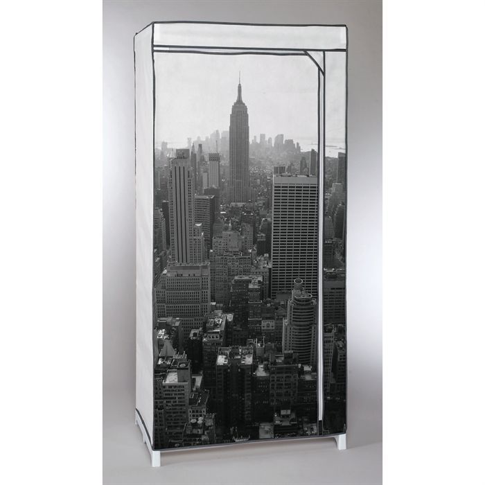 Penderie Souple New York Empire State Building 160x65x75 Cm Achat Vente Penderie Souple Penderie Souple New York Cdiscount