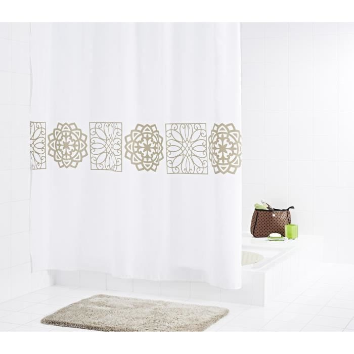 blanc Polyester 240 CM WIDE X 240 CM LONG Euroshowers Rideau de douche blanc en tissu gaufré avec ourlet lesté Différentes tailles disponibles blanc Polyester 240 CM WIDE X 240 CM LONG Euroshowers Rideau de douche blanc en tissu gaufré avec ourlet lesté Différentes tailles disponibles