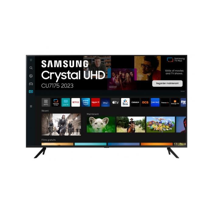 TV LED Samsung TV 65CU7175U Crystal 4K UHD Smart TV 163cm 2023 - SAMSUNG