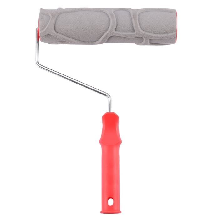 Pierre Texture en Caoutchouc en Relief Peinture Rouleau Brosse Outil à Main  IntéRieur et ExtéRieur Maison Chambre DIY DéCoration - Achat / Vente rouleau  de peinture Brosse à rouleau à peinture - Cdiscount