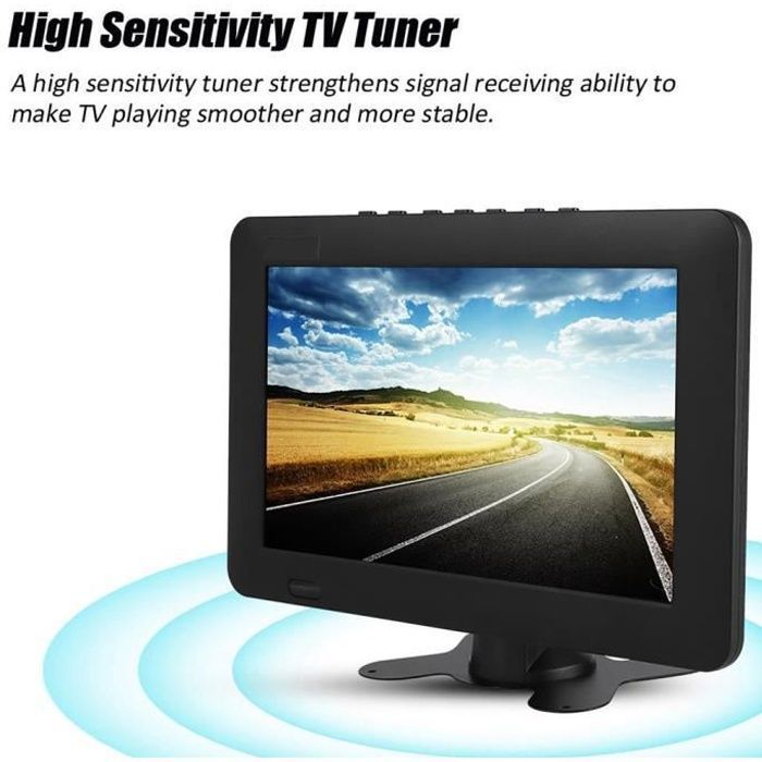 Sonew Mini télévision portable LEADSTAR haute sensibilité 9 pouces