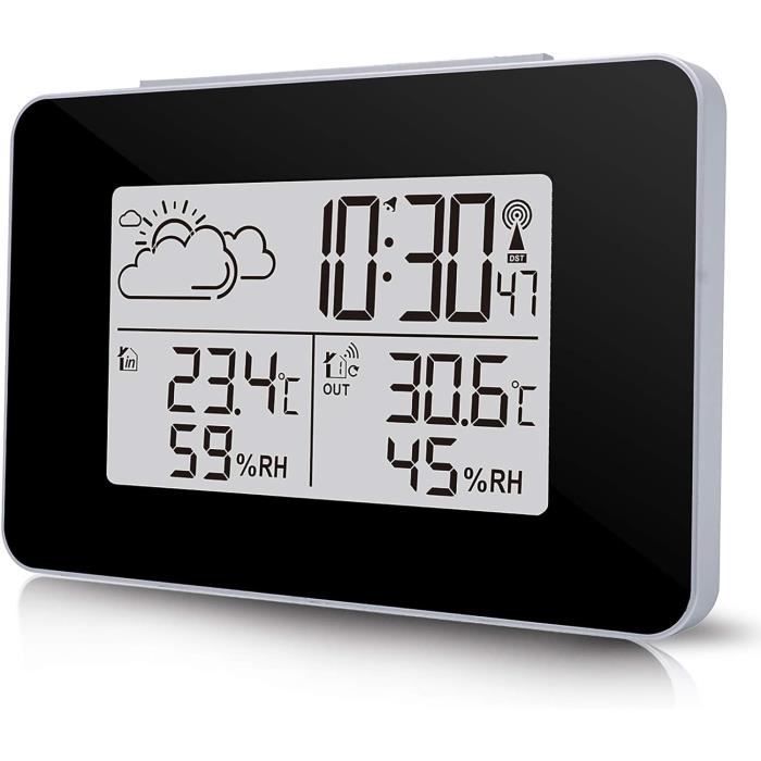 Auto Horloge LCD Solaire - Horloge Numérique | FindTheDeal
