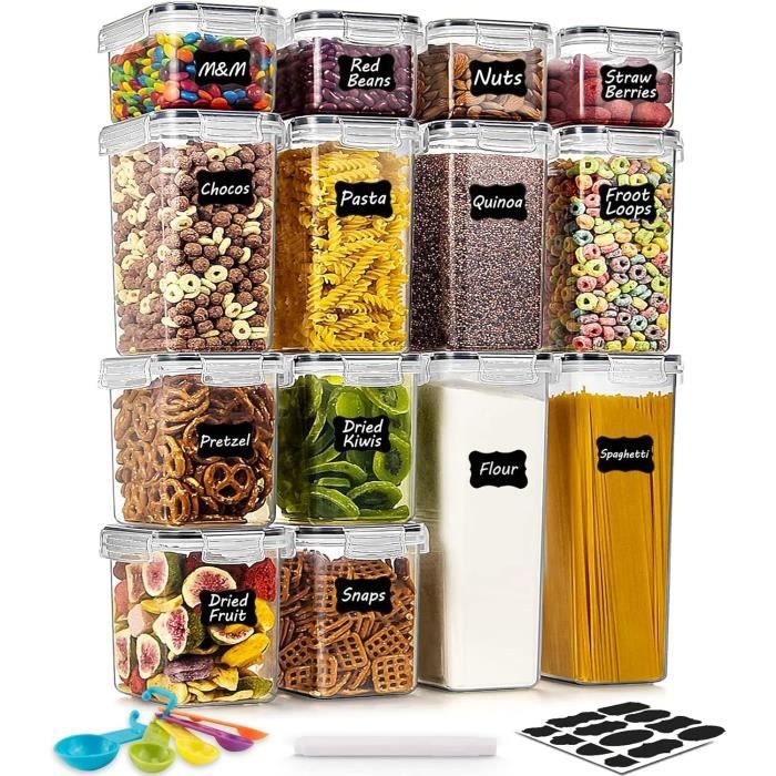 Boite Rangement Cuisine Lot De 8, 2.5L Boîte Hermetiques Alimentaires