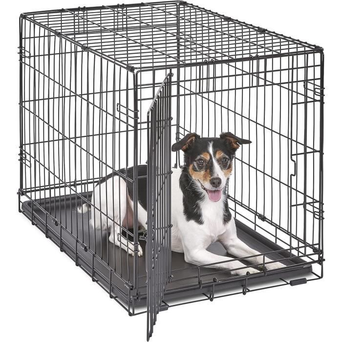 Meilleurs prix pour New World B30 Cage pour chiens de petite taille, nouvellement améliorée, 76,2 cm, à une porte, comprenant un plateau étanche, de72
