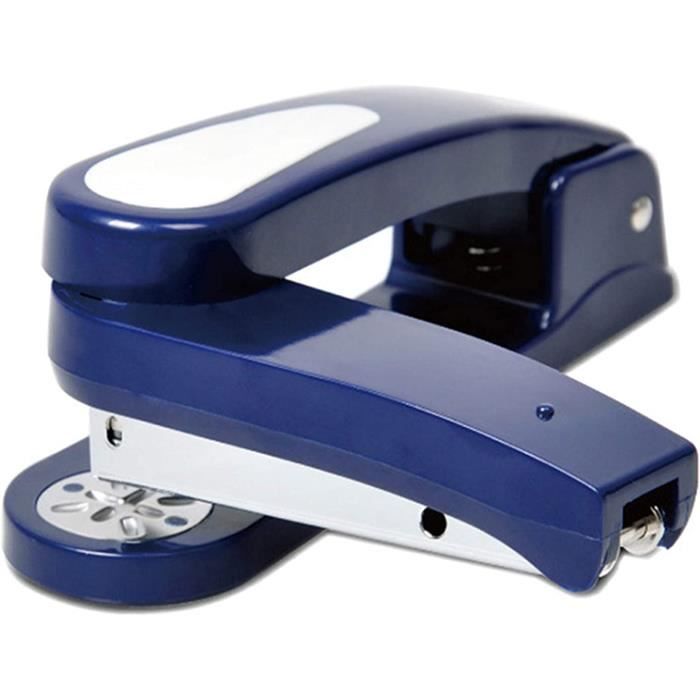 Agrafeuse Pivotante 360° - Capacité 20 Feuilles - Agrafes 26/6 & 24/6 Mm - Bureau/Maison