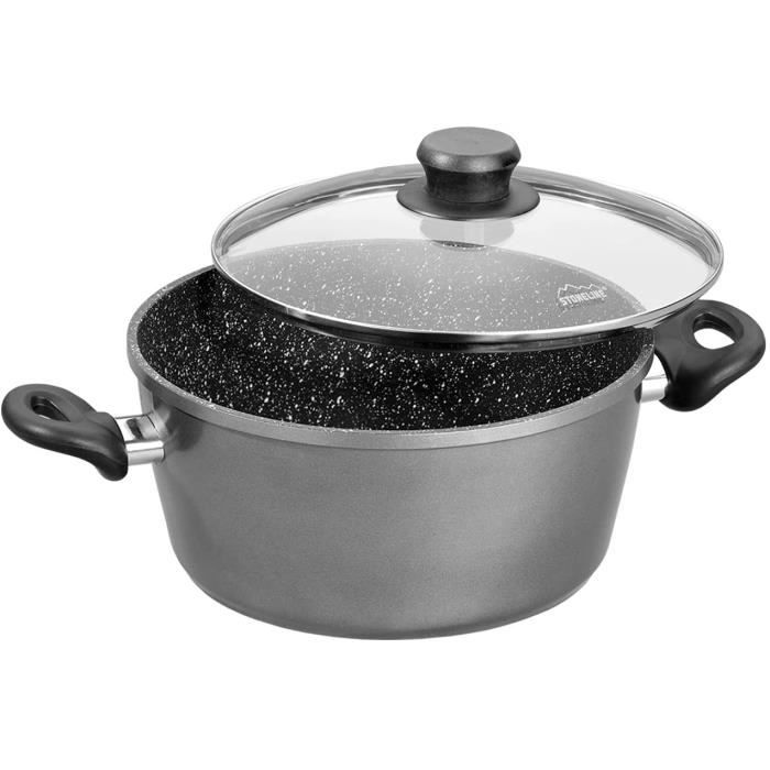 STONELINE Ceramic set de casseroles pour induction,14 pièces,set de