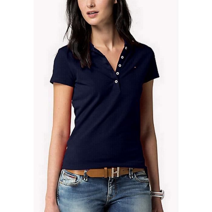Polo manche courte femme