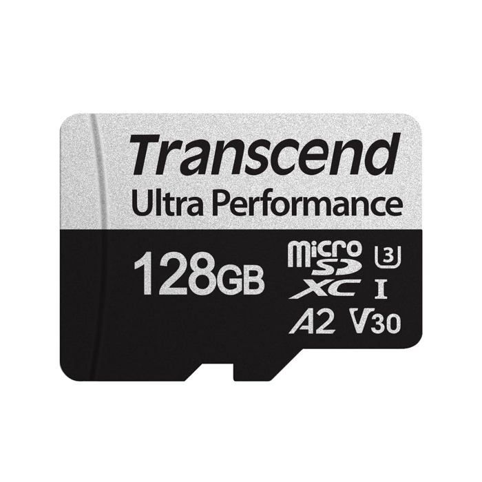 Carte microSD - Transcend - 128 Go - UHS-I - MicroSDXC - Noir