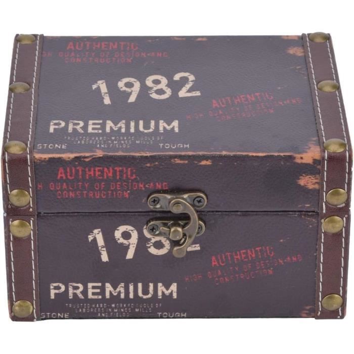 WATIIFUFU 1 Jeu Coffre De Rangement Avec Serrure Coffre Au