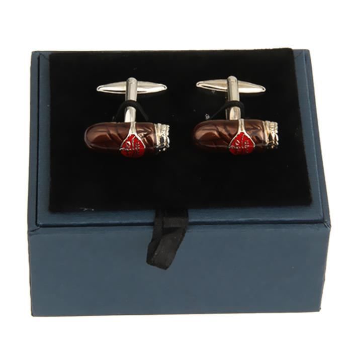 Paire De Boutons De Manchettes Avec Boîte - Bijoux D'occasion, Modèle 139-3/A2-5