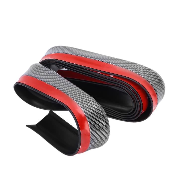 Kit 5 Pièces Spoiler Pare-chocs Avant Fibre Carbone - Universel Voiture | Style Sportif, ABS