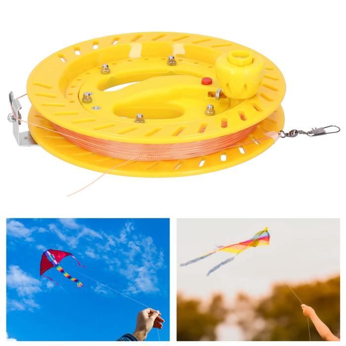Enrouleur De Cerf-volant KONTONTY – Manivelle Pratique, Corde Longue, Pour Enfants Et Adultes (20x20cm)