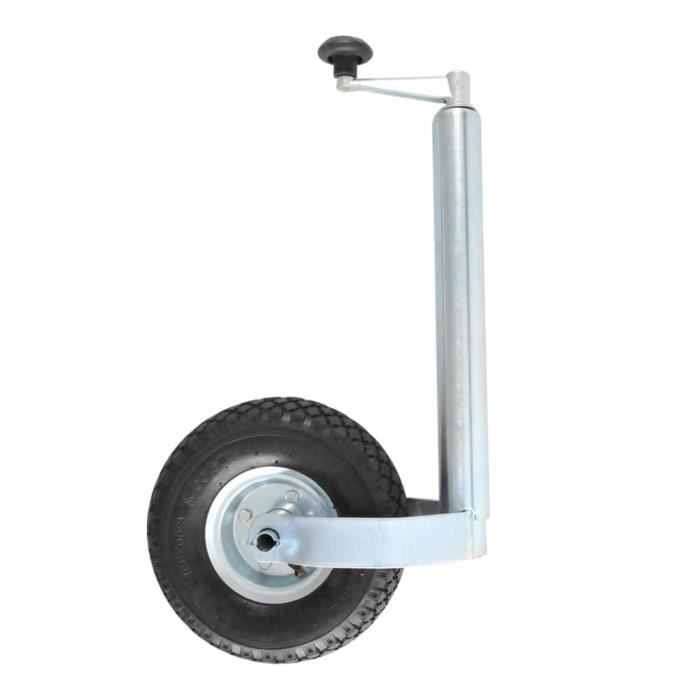 Axe Pour Roue Jockey 20 Mm X 81 Mm – Axe En Acier Pour Roue De Timon Remorque, Léger Et Stable