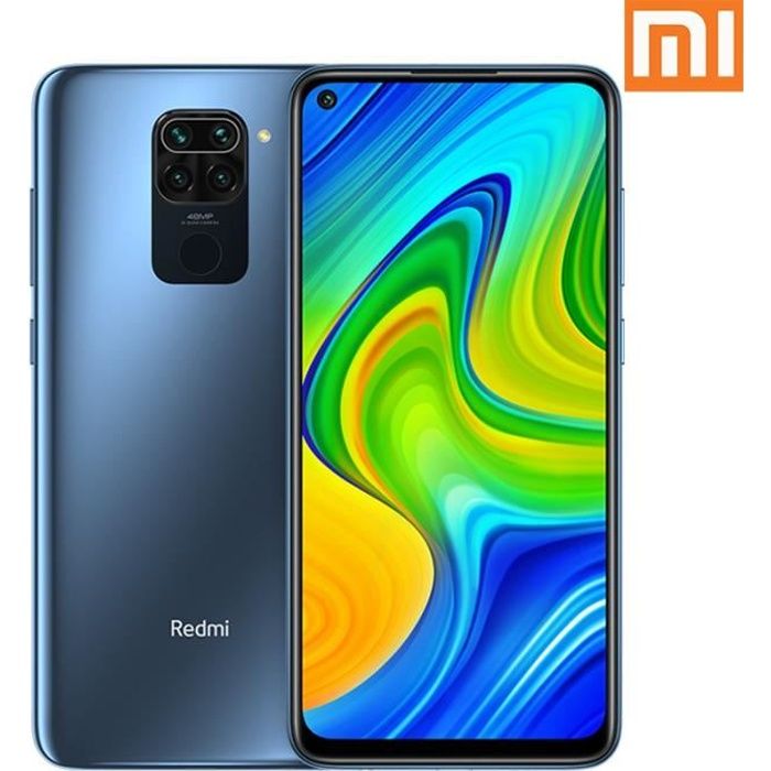 Vente Téléphone portable Xiaomi Redmi Note 9 3Go 64Go Gris Smartphone 4G 6,53 " DotDisplay 48MP AI Quad camera arrière 13MP Camera frontale 5020mAh pas cher Vente Téléphone portable Xiaomi Redmi Note 9 3Go 64Go Gris Smartphone 4G 6,53 " DotDisplay 48MP AI Quad camera arrière 13MP Camera frontale 5020mAh pas cher