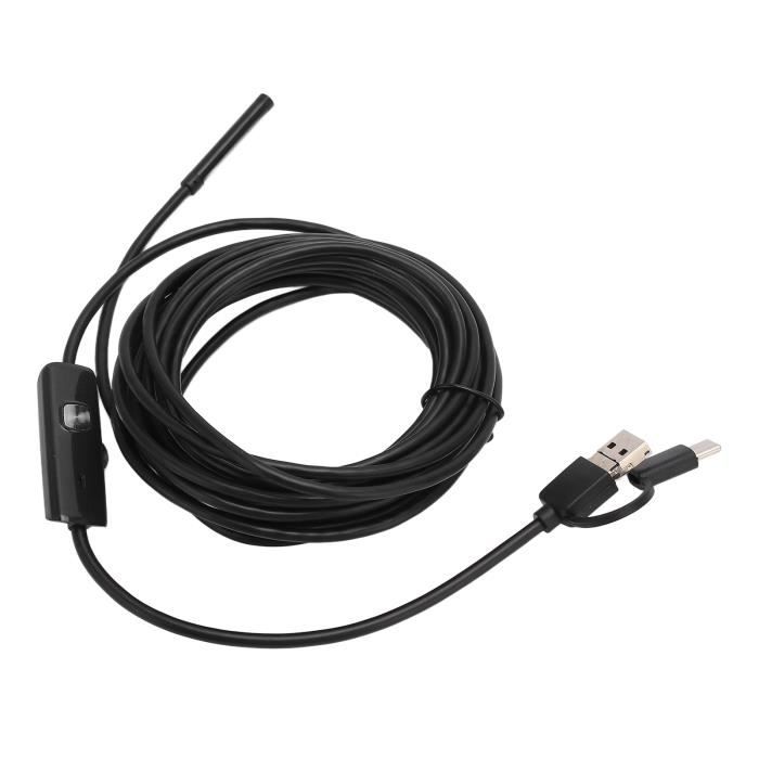 Endoscope 5.5mm 3 en 1 Caméra Endoscope USB IP67 Étanche pour