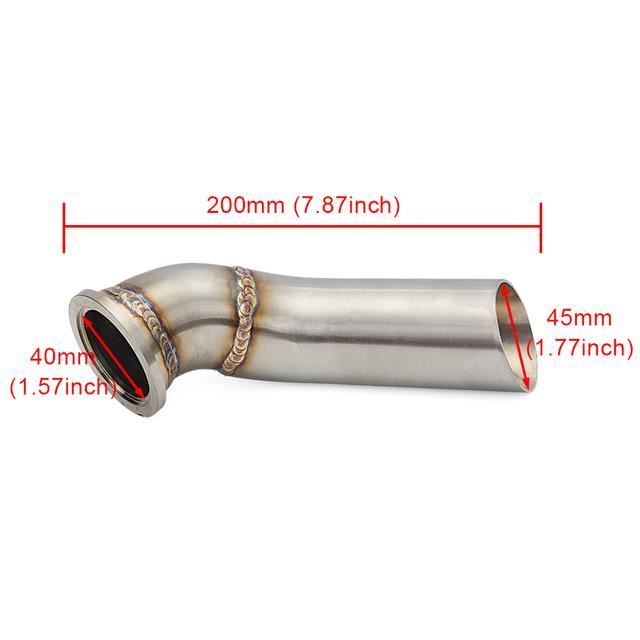 Bride V-Band HFS 3 Pouces à Dégagement Rapide Pour échappement Turbo Downpipe - Inox - Neuf