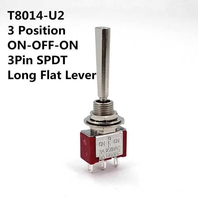 NUOVO ARRIVO 10 Pz. Interruttore A Bilanciere Rettangolare 3 Posizioni SPDT Per Auto Barca EUR 9 - Foto 5