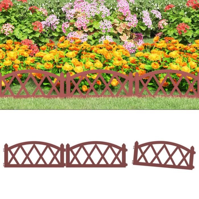 Lay Lay Baton Rouge LAY Bordures de pelouse 17 pcs Rouge 10 m PP-S17495 - Cdiscount Jardin