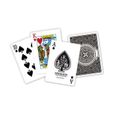 Duo pack Grimaud Expert "POKER 500" - jeu de 54 cartes toilées plastifiées - format poker - 2 index standards-1
