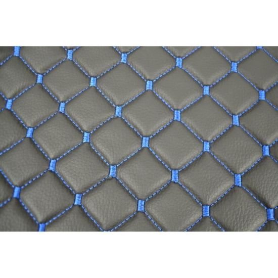 Tapis De Tableau De Bord Renault T Jusqu’à 2021 – Cuir Écologique Noir Coutures Rouges, Camion Gauche