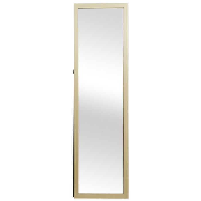 Miroir Sur Pied Noir Élégant 124 Cm - Design Moderne HOME DECO FACTORY - Grand Miroir Plein Pied Chambre Salon