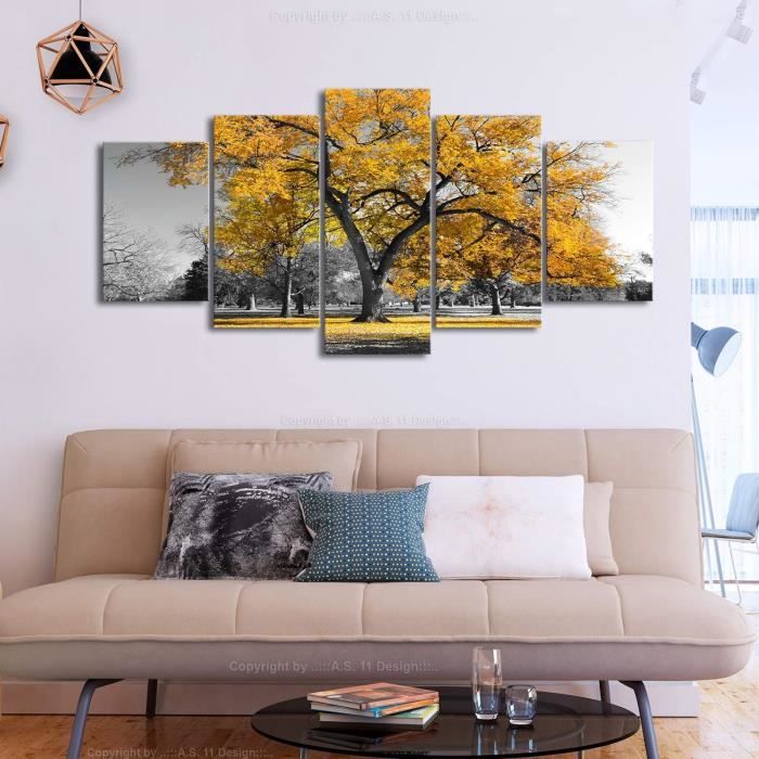 Impression sur Toile 50x70cm Tableaux Image Photo arbres