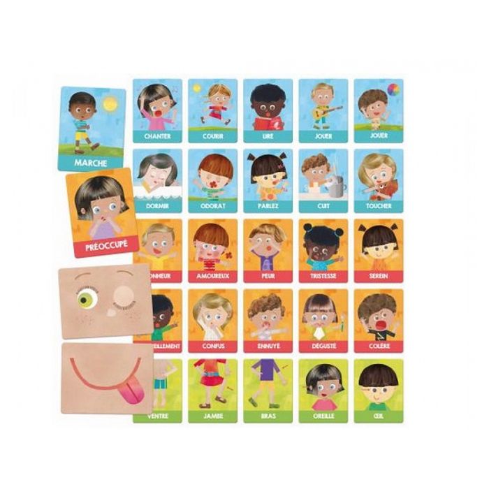 FLASHCARDS ÉMOTIONS ET ACTIONS MONTESSORI - Librairie