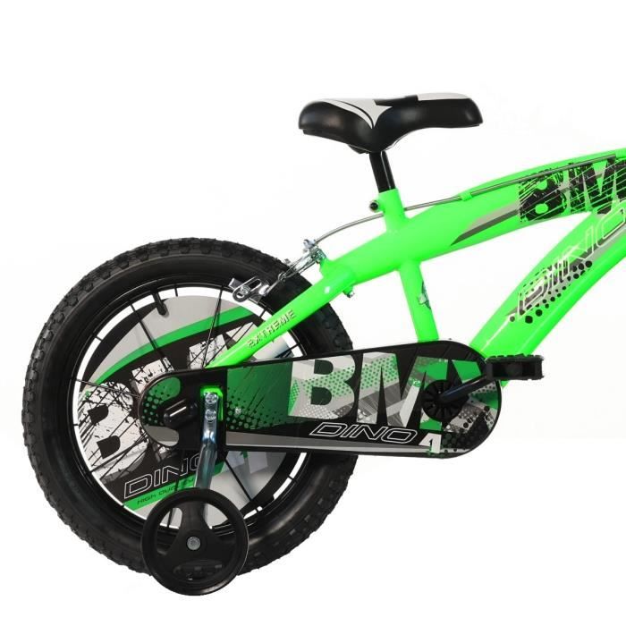 Velo Enfant 14 DINOBIKES BMX 4 a 6 Ans Vert Cdiscount Sport