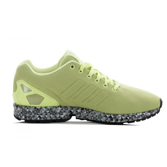 Basket adidas Originals ZX Flux Jaune Homme Polyester Ref. AF6305 Jaune Cdiscount Chaussures