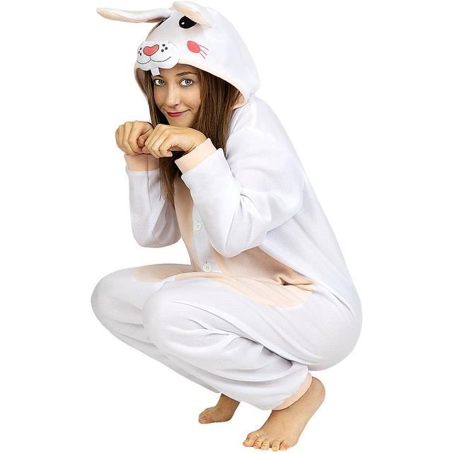 Deguisement lapin onesie femme et homme Funidelia 117318 Animaux Multicolore Halloween Carnaval et Noel