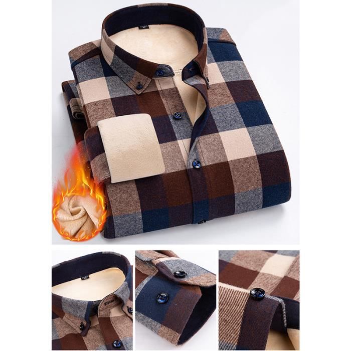 Chemise new arrivals epaisse homme