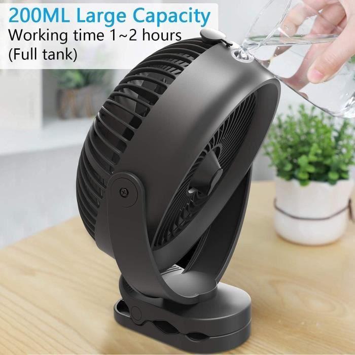 Climatiseur Mini 12V - HB047 - Silencieux - Vitesse Réglable - Universel - Auto