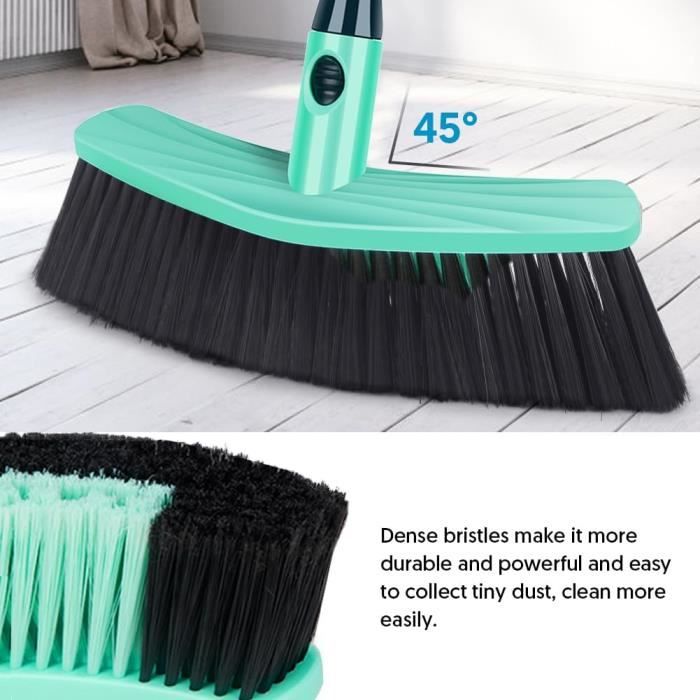 Balai D'Intérieur En Caoutchouc Avec Poignée Télescopique En Métal, Brosse En Caoutchouc En Balai D'Intérieur En Caoutchouc Avec Poignée Télescopique En Métal, Brosse En Caoutchouc En