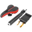 VIE Xiaomi M365 scooter durable réglable siège de scooter électrique selle (rouge + noir) FD017-3
