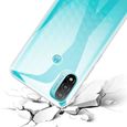 Coque gel transparente pour Motorola Moto E20 et 2 protections écran verre trempé [Novago]-3