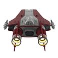 Maquette Star Wars : Build & Play : Resistance A-Wing Fighter : Rouge aille Unique Coloris Unique-3