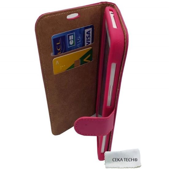 CEKATECH/® Universelle Protection de qualit/é Couleur Rouge Housse Etui Compatible avec Danew Konnect 602