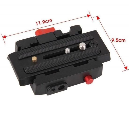 Plateau De Degagement Rapide De 30 Mm Adaptateur De Fixation De Pince De Montage Rapide A Pince A Vis Pour Portable Dslr Pour Camescope High Tech Accessoires