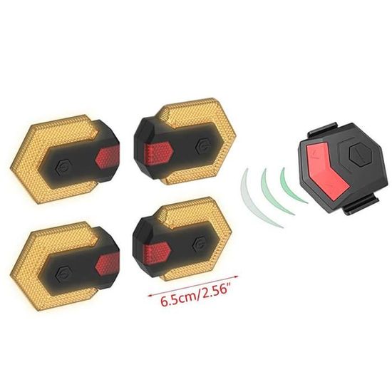 Feu arri re avant de v lo LED Clignotants avec t l commande sans