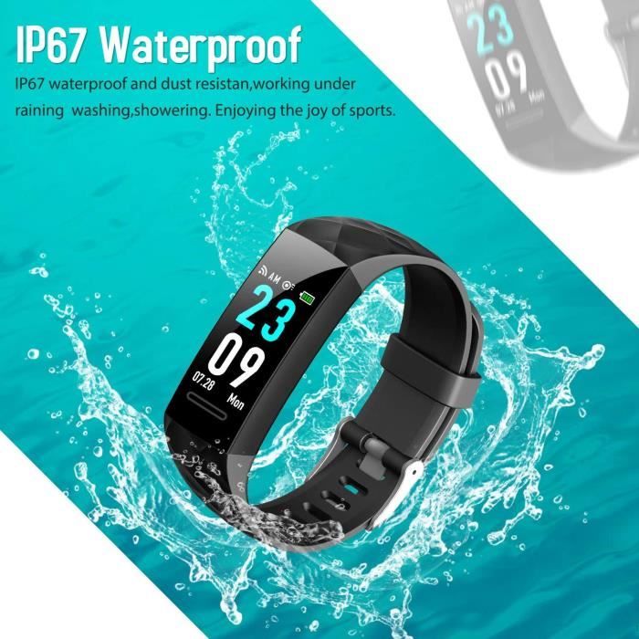 HETP Montre Connect e Femmes Homme Bracelet Connect Podom tre
